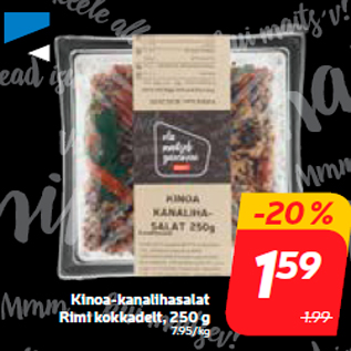 Allahindlus - Kinoa-kanalihasalat Rimi kokkadelt, 250 g