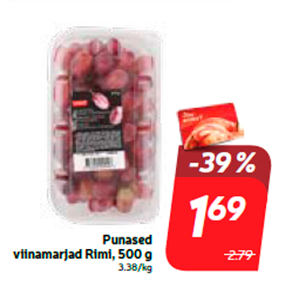 Allahindlus - Punased viinamarjad Rimi, 500 g