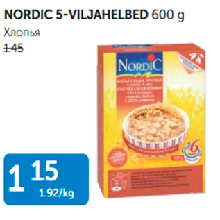 Allahindlus - NORDIC 5-VILJAHELBED 600 g