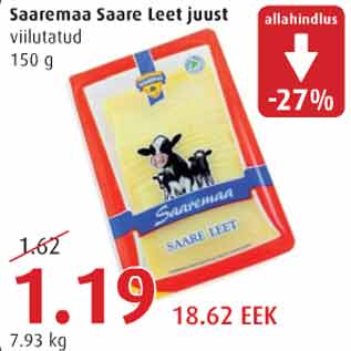 Allahindlus - Saaremaa Saare Leet juust