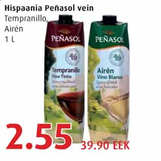 Allahindlus - Hispaania Penasol vein