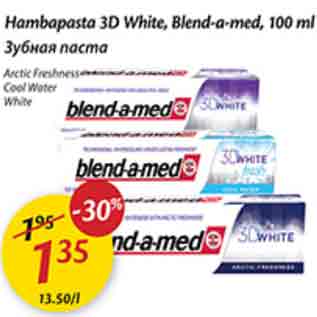 Allahindlus - Hambapasta 3D White, Blend-a-med