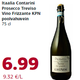 Allahindlus - Itaalia Contarini Prosecco Treviso Vino Frizzante KPN poolvahuvein 75 cl