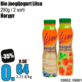 Allahindlus - Bio joogijogurt Liisu