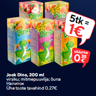 Allahindlus - Jook Dino, 200 ml