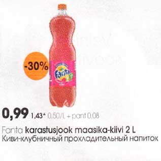 Allahindlus - Fanta karastusjook maasika-kiivi 2 L