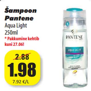 Allahindlus - Šampoon Pantene