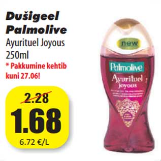 Allahindlus - Dušigeel Palmolive