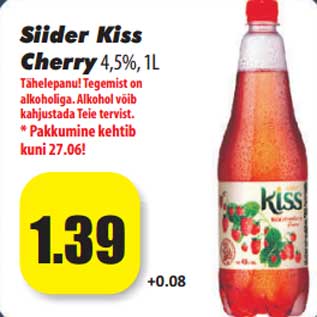 Allahindlus - Siider Kiss Cherry