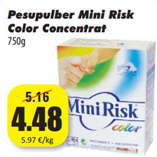 Allahindlus - Pesupulber Mini Risk Color Concentrat