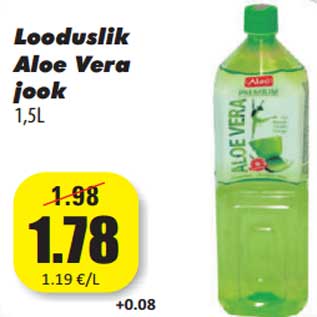 Allahindlus - Looduslik Aloe Vera jook