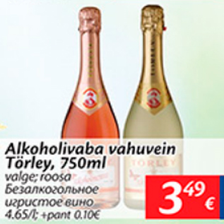 Allahindlus - Alkoholivaba vahuvein Törley, 750 ml