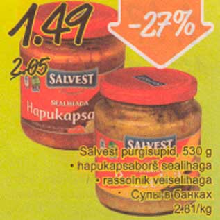 Allahindlus - Salvest purgisupid, 530 g