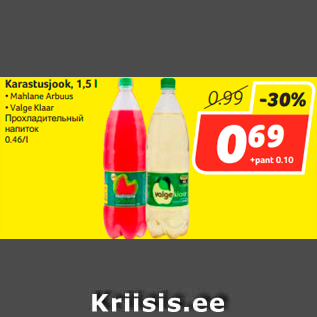 Allahindlus - Karastusjook, 1,5 l