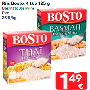 Allahindlus - Riis Bosto, 4 tk x 125 g