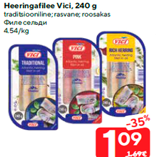 Allahindlus - Heeringafilee Vici, 240 g