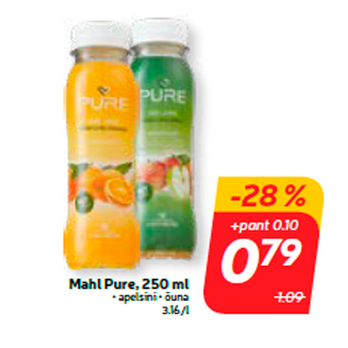 Allahindlus - Mahl Pure, 250 ml