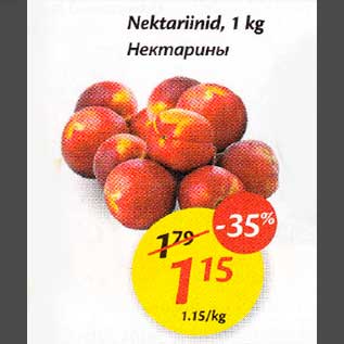 Allahindlus - Nektarinid, 1 kg