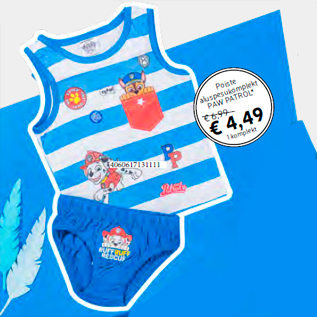 Allahindlus - Poiste aluspesukomplekt PAW PATROL* 1 komplekt