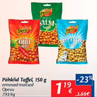 Allahindlus - Pähklid Taffel, 150 g