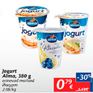 Allahindlus - Jogurt Alma, 380 g