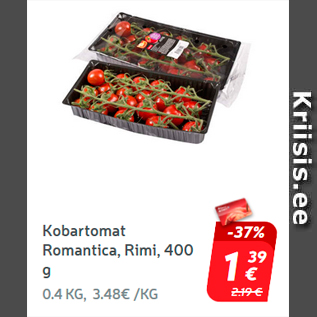 Allahindlus - Kobartomat Romantica, Rimi, 400 g