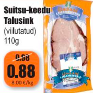 Allahindlus - Suitsu-keedu Talusink