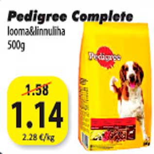 Allahindlus - Pedigree Complete Loma&linnuliha 500 g