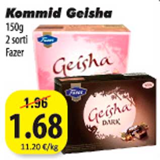 Allahindlus - Kommid Geisha 150 g 2 soorti