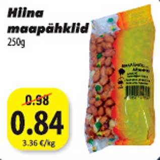 Allahindlus - Hiina maapähklid 250g