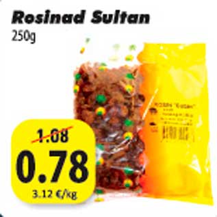 Allahindlus - Rosinad Sultan 250g