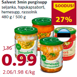 Allahindlus - Salvest 3min purgisupp