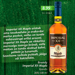 Allahindlus - Brandy Imperial XII Maple