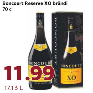 Allahindlus - Boncourt Reserve XO brändi 70 cl