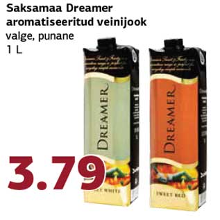 Allahindlus - Saksamaa Dreamer aromatiseeritud veinijook