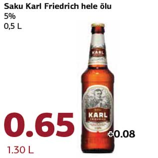 Allahindlus - Saku Karl Friedrich hele õlu 5% 0,5 L