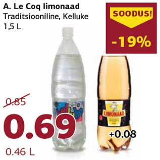 Allahindlus - A. Le Coq limonaad