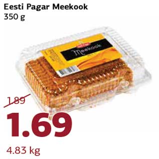 Allahindlus - Eesti Pagar Meekook 350 g