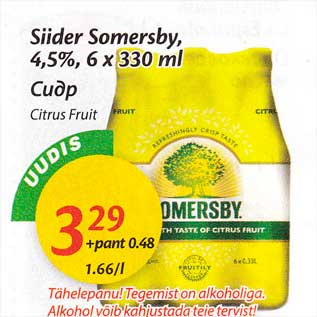 Allahindlus - Siider Somersby