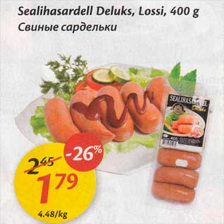 Allahindlus - Sealihasardell Deluks, Losi, 400 g