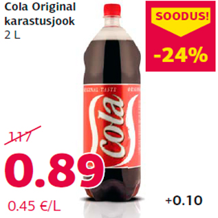 Allahindlus - Cola Original karastusjook 2 L