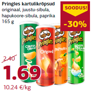 Allahindlus - Pringles kartulikrõpsud