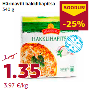 Allahindlus - Härmavili hakklihapitsa 340 g