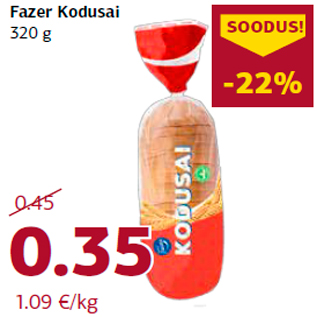 Allahindlus - Fazer Kodusai 320 g