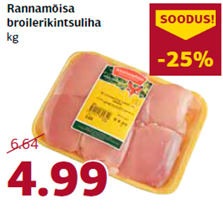 Allahindlus - Rannamõisa broilerikintsuliha kg