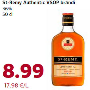 Allahindlus - St-Rémy Authentic VSOP brändi