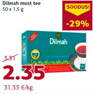 Allahindlus - Dilmah must tee