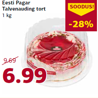 Allahindlus - Eesti Pagar Talvenauding tort 1 kg