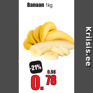 Allahindlus - Banaan 1 kg