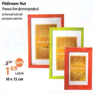 Allahindlus - Pildiraam Nut